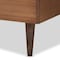 Baxton Studio Nicola Mid-Century Modern Transitional Ash Walnut Finished Wood Twin Size Platform Bed 180-11154-11158-Zoro - alternate 5